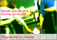 Plagiarism is wrong!